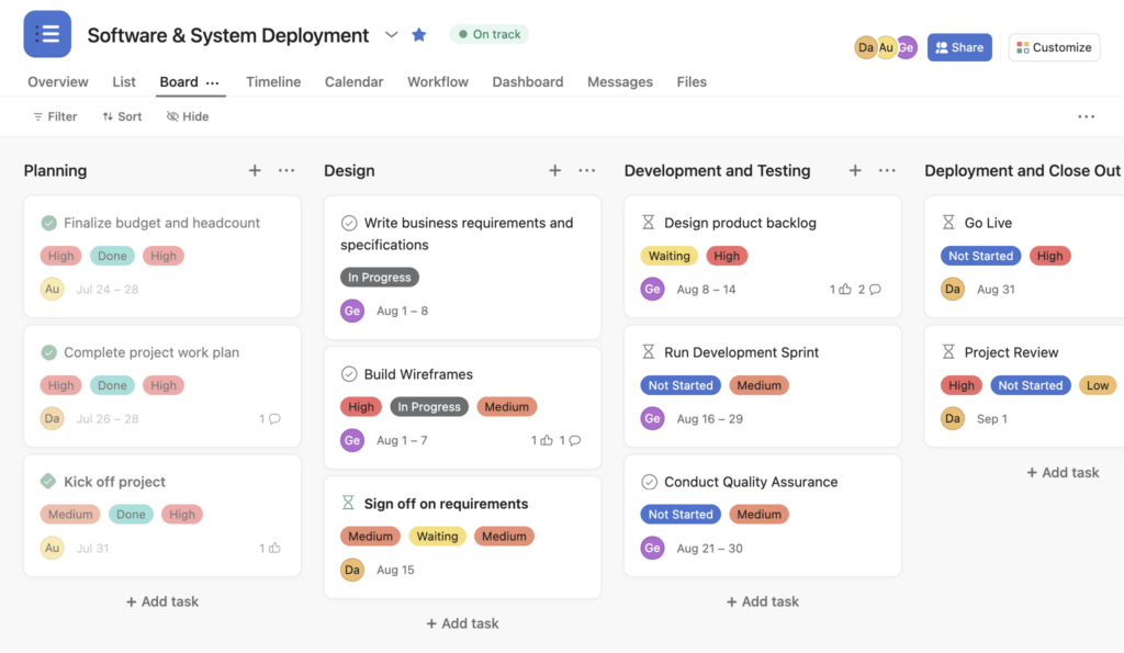 Task Management Tool with Drag and Drop Features